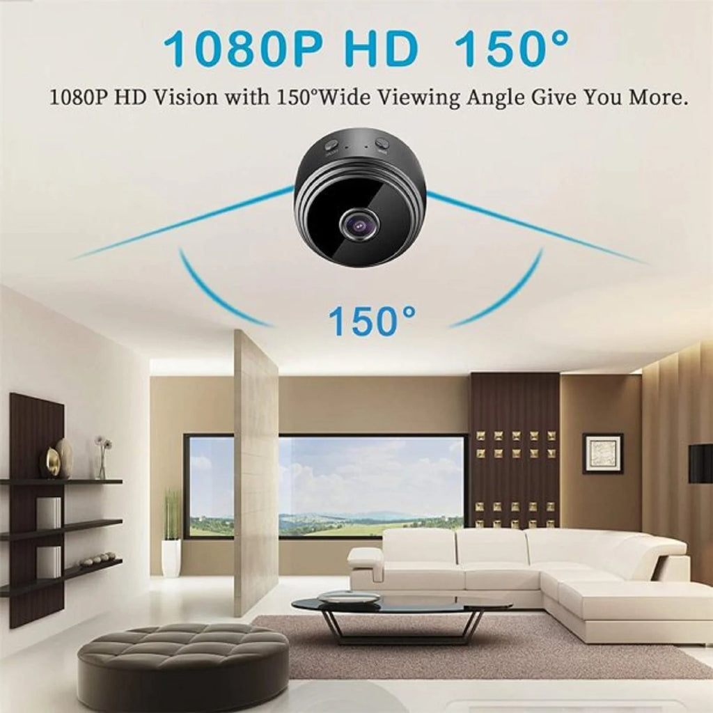 SZDUDU 1080P HD Wifi Mini Security Camera, Small Home Security Camera for Indoor Outdoor